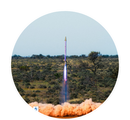 ANu student rocket being launched