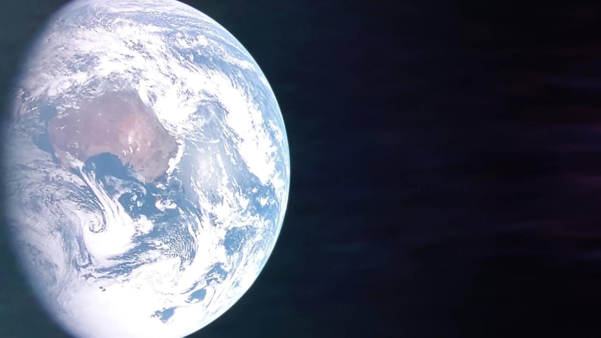 Blue Ghost Mission 1 snapped Australia from space during its journey to the Moon. Image credit: Firefly Aerospace