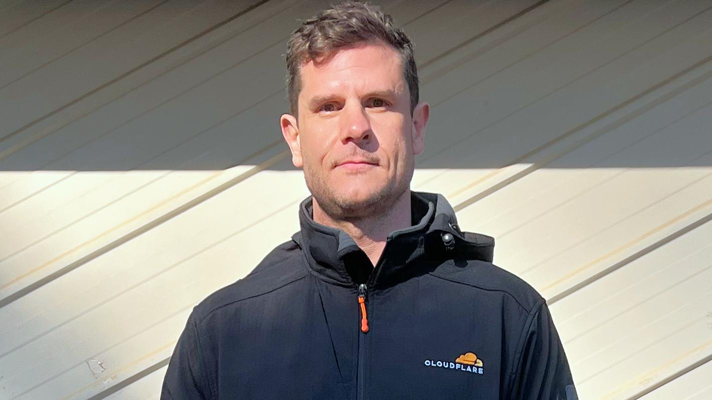 Ed Malone at home in Victoria 